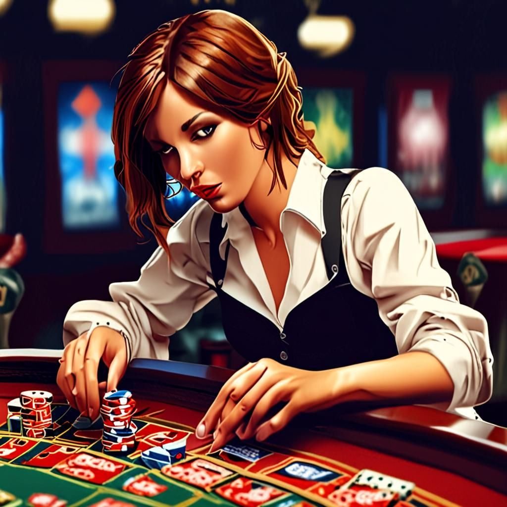 Trải nghiệm thể thao và casino đa dạng trên da ga, hình nền không gian casino sinh động